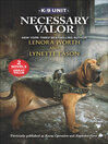 Cover image for Necessary Valor